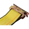 image:imageMytee Products 2 Pack 2 x 12 E Track Ratchet Straps with Spring EFittings 4000 lbs  Yellow Heavy Duty Etrack Ratchet Tie Down Strap for Enclosed Trailers Trucks amp Vans8  Pack