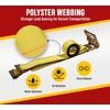 image:imageMytee Products 2 Pack 2 x 12 E Track Ratchet Straps with Spring EFittings 4000 lbs  Yellow Heavy Duty Etrack Ratchet Tie Down Strap for Enclosed Trailers Trucks amp Vans4  Pack