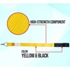 image:imageMytee Products 2 Pack 36 x 2 SingleLoop Driver Assist Strap with 12 Loop Handle 320 lbs WLL  960 lbs Break Strength  for Truck Cargo Trailers  YellowBlack1  Pack