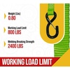 image:imageMytee Products 2 Pack Trailer Door Limit Strap 32 Inch Long 800 lbs WLL Safety Green Webbing for Opening Swing Doors2  Pack