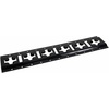image:imageMytee Products 2 ft X Track Tie Down Rail ETrack Rail with Horizontal amp Vertical Slots Black Powder Coated Finish 12 Gauge Steel  Allows use of ETrack Straps in Horizontal or Vertical AlignmentBlack Powder Coated