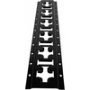 image:imageMytee Products 2 ft X Track Tie Down Rail ETrack Rail with Horizontal amp Vertical Slots Black Powder Coated Finish 12 Gauge Steel  Allows use of ETrack Straps in Horizontal or Vertical AlignmentBlack Powder Coated