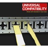 image:imageMytee Products 2 ft X Track Tie Down Rail ETrack Rail with Horizontal amp Vertical Slots Black Powder Coated Finish 12 Gauge Steel  Allows use of ETrack Straps in Horizontal or Vertical AlignmentGalvanized