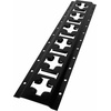image:imageMytee Products 2 ft X Track Tie Down Rail ETrack Rail with Horizontal amp Vertical Slots Black Powder Coated Finish 12 Gauge Steel  Allows use of ETrack Straps in Horizontal or Vertical AlignmentBlack Powder Coated