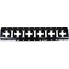 image:imageMytee Products 2 ft X Track Tie Down Rail ETrack Rail with Horizontal amp Vertical Slots Black Powder Coated Finish 12 Gauge Steel  Allows use of ETrack Straps in Horizontal or Vertical AlignmentBlack Powder Coated