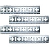 image:imageMytee Products 2 ft X Track Tie Down Rail ETrack Rail with Horizontal amp Vertical Slots Black Powder Coated Finish 12 Gauge Steel  Allows use of ETrack Straps in Horizontal or Vertical AlignmentGalvanized