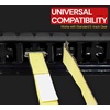 image:imageMytee Products 2 ft X Track Tie Down Rail ETrack Rail with Horizontal amp Vertical Slots Black Powder Coated Finish 12 Gauge Steel  Allows use of ETrack Straps in Horizontal or Vertical AlignmentBlack Powder Coated