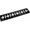 image:imageMytee Products 2 ft X Track Tie Down Rail ETrack Rail with Horizontal amp Vertical Slots Black Powder Coated Finish 12 Gauge Steel  Allows use of ETrack Straps in Horizontal or Vertical AlignmentBlack Powder Coated