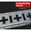 image:imageMytee Products 2 ft X Track Tie Down Rail ETrack Rail with Horizontal amp Vertical Slots Black Powder Coated Finish 12 Gauge Steel  Allows use of ETrack Straps in Horizontal or Vertical AlignmentGalvanized