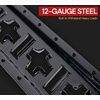 image:imageMytee Products 2 ft X Track Tie Down Rail ETrack Rail with Horizontal amp Vertical Slots Black Powder Coated Finish 12 Gauge Steel  Allows use of ETrack Straps in Horizontal or Vertical AlignmentBlack Powder Coated