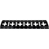 image:imageMytee Products 2 ft X Track Tie Down Rail ETrack Rail with Horizontal amp Vertical Slots Black Powder Coated Finish 12 Gauge Steel  Allows use of ETrack Straps in Horizontal or Vertical AlignmentBlack Powder Coated