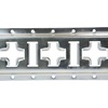 image:imageMytee Products 2 ft X Track Tie Down Rail ETrack Rail with Horizontal amp Vertical Slots Black Powder Coated Finish 12 Gauge Steel  Allows use of ETrack Straps in Horizontal or Vertical AlignmentGalvanized