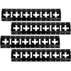image:imageMytee Products 2 ft X Track Tie Down Rail ETrack Rail with Horizontal amp Vertical Slots Black Powder Coated Finish 12 Gauge Steel  Allows use of ETrack Straps in Horizontal or Vertical AlignmentBlack Powder Coated