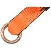 image:imageMytee Products 2 x 12 Winch Lasso Strap with O Ring Safety HI Viz Green Webbing 12 Cordura Sleeve 20 PackOrange High Abrasion