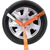 image:imageMytee Products 2 x 12 Winch Lasso Strap with O Ring Safety HI Viz Green Webbing 12 Cordura Sleeve 20 PackOrange High Abrasion