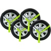 image:imageMytee Products 2 x 12 Winch Lasso Strap with O Ring Safety HI Viz Green Webbing 12 Cordura Sleeve 20 PackSafety Green