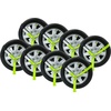 image:imageMytee Products 2 x 12 Winch Lasso Strap with O Ring Safety HI Viz Green Webbing 12 Cordura Sleeve 20 PackSafety Green