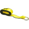 image:imageMytee Products 2 x 12 Winch Lasso Strap with O Ring Safety HI Viz Green Webbing 12 Cordura Sleeve 20 PackYellow