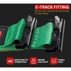 image:imageMytee Products 20 Pack 2 x 16 E Track Straps wSpring EFittings  Grey Ratchet Etrack Straps wHeavy Duty 4000 lbs Breaking Strength for Enclosed Trailers Trucks amp VansGreen