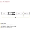 image:imageMytee Products 20 Pack 2 x 16 E Track Straps wSpring EFittings  Grey Ratchet Etrack Straps wHeavy Duty 4000 lbs Breaking Strength for Enclosed Trailers Trucks amp VansGrey Rocker Winder