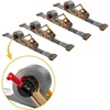 image:imageMytee Products 20 Pack 2 x 16 E Track Straps wSpring EFittings  Grey Ratchet Etrack Straps wHeavy Duty 4000 lbs Breaking Strength for Enclosed Trailers Trucks amp VansGrey Rocker Winder