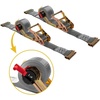 image:imageMytee Products 20 Pack 2 x 16 E Track Straps wSpring EFittings  Grey Ratchet Etrack Straps wHeavy Duty 4000 lbs Breaking Strength for Enclosed Trailers Trucks amp VansGrey Rocker Winder