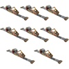 image:imageMytee Products 20 Pack 2 x 16 E Track Straps wSpring EFittings  Grey Ratchet Etrack Straps wHeavy Duty 4000 lbs Breaking Strength for Enclosed Trailers Trucks amp VansGrey Rocker Winder