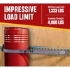 image:imageMytee Products 20 Pack 2 x 16 E Track Straps wSpring EFittings  Grey Ratchet Etrack Straps wHeavy Duty 4000 lbs Breaking Strength for Enclosed Trailers Trucks amp VansGrey