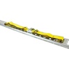 image:imageMytee Products 2x16 Logistic ETrack Cam Buckle Straps with Spring EFittings  2500 lbs Breaking Strength  Cam Buckle Cargo Load Straps for Enclosed Semi Trailers Box Trucks2 x 12