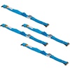 image:imageMytee Products 2x16 Logistic ETrack Cam Buckle Straps with Spring EFittings  2500 lbs Breaking Strength  Cam Buckle Cargo Load Straps for Enclosed Semi Trailers Box Trucks2 x 20