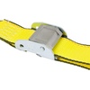 image:imageMytee Products 2x16 Logistic ETrack Cam Buckle Straps with Spring EFittings  2500 lbs Breaking Strength  Cam Buckle Cargo Load Straps for Enclosed Semi Trailers Box Trucks2 x 12