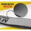 image:imageMytee Products 2x16 Logistic ETrack Cam Buckle Straps with Spring EFittings  2500 lbs Breaking Strength  Cam Buckle Cargo Load Straps for Enclosed Semi Trailers Box Trucks2 x 16