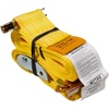 image:imageMytee Products 2x16 Logistic ETrack Cam Buckle Straps with Spring EFittings  2500 lbs Breaking Strength  Cam Buckle Cargo Load Straps for Enclosed Semi Trailers Box Trucks2 x 12
