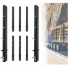 image:imageMytee Products 30 Adjustable C Channel Pipe Stake for Flatbed Trailer Hauler8  Pack