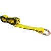 image:imageMytee Products 4 Pack 2x144 Car Tie Down Straps wRatchet Snap Hooks amp 33 Over The Wheel Tire Straps  3333 LBS WLL Heavy Duty Tire Straps for Car Trailer  High Visibility Green WebbingYellow