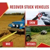 image:imageMytee Products 4 Pack Heavy Duty Tow Strap 2 X 20 Recovery Rescue 16000 LB Break Strength Towing2  Pack