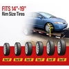 image:imageMytee Products 4 Pack Tow Dolly Wheel Net Basket Straps wSnap Hooks Auto Tie Down No Ratchet2  Pack