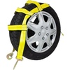image:imageMytee Products 4 Pack Tow Dolly Wheel Net Basket Straps wSnap Hooks Auto Tie Down No Ratchet4  Pack
