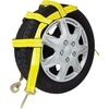 image:imageMytee Products 4 Pack Tow Dolly Wheel Net Basket Straps wSnap Hooks Auto Tie Down No Ratchet8  Pack