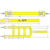 image:imageMytee Products 4 Pack Tow Dolly Wheel Net Basket Straps wSnap Hooks Auto Tie Down No Ratchet8  Pack