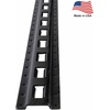 image:imageMytee Products 5 Black Powder Coated Vertical ETrack  Made in USA