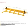 image:imageMytee Products 6Bay 16 ETrack Load Bar Holder for Semi Trucks Trailers Garages Warehouses  Yellow Rack Center Storage Rack for Shoring Beams and Logistic Bars  Fits Horizontal amp Vertical2  Pack