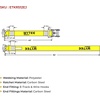 image:imageMytee Products 8 Pack 2 x 12 E Track Ratchet Straps with J Hook amp Spring EFittings 3000 lbs  Grey Heavy Duty Etrack Ratchet Tie Down Strap for Enclosed Trailers Trucks amp Vans1  Pack