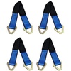 image:imageMytee Products 8 Pack 24 HD Axle Straps Car Hauler Tow Truck Wrecker Wheel Tie Down StrapBlue