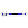 image:imageMytee Products 8 Pack 24 HD Axle Straps Car Hauler Tow Truck Wrecker Wheel Tie Down StrapBlue