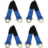 image:imageMytee Products 8 Pack 24 HD Axle Straps Car Hauler Tow Truck Wrecker Wheel Tie Down StrapBlue