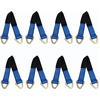 image:imageMytee Products 8 Pack 24 HD Axle Straps Car Hauler Tow Truck Wrecker Wheel Tie Down StrapBlue
