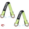 image:imageMytee Products 8 Pack 24 HD Axle Straps Car Hauler Tow Truck Wrecker Wheel Tie Down StrapGreen Magentic