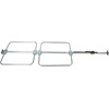 image:imageMytee Products BoltOn Hoop Sets for Cargo Load Lock Bar 1 Round Dia  Hoop Sets for Enclosed Trailers Cargo Vans Reefers1  Pack