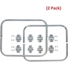 image:imageMytee Products BoltOn Hoop Sets for Cargo Load Lock Bar 1 Round Dia  Hoop Sets for Enclosed Trailers Cargo Vans Reefers2  Pack